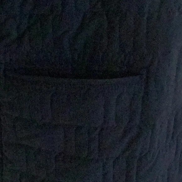 Tommy Hilfiger woven black quilted snap front shirt jacket w/cordu… - Picture 3 of 11